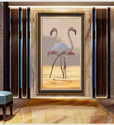 Painting by Numbers Flamingo Couple